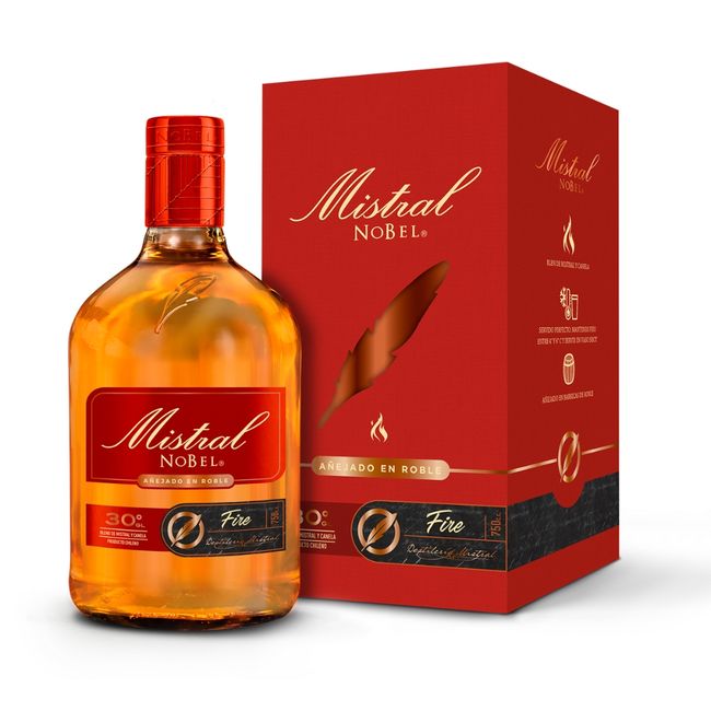 MISTRAL - Pisco Mistral Nobel Fire 30° 750cc