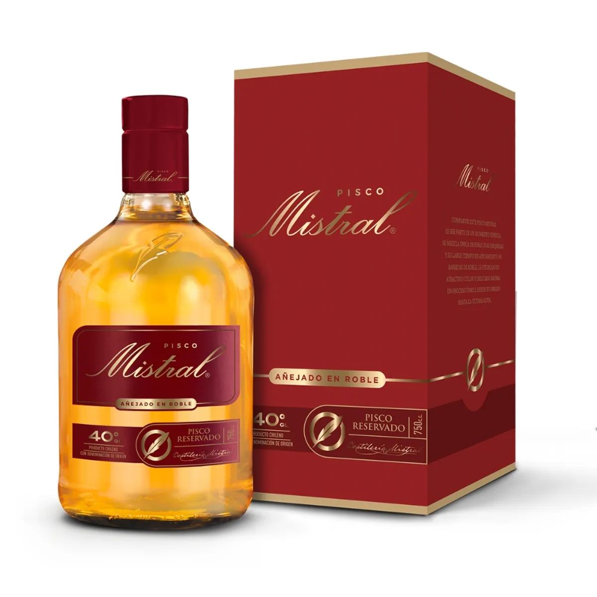 MISTRAL - Pisco Mistral 40° 750cc