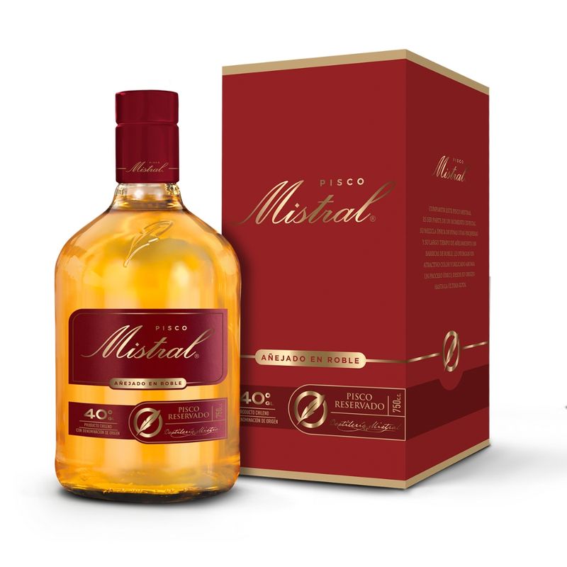 MISTRAL - Pisco Mistral 40° 750cc