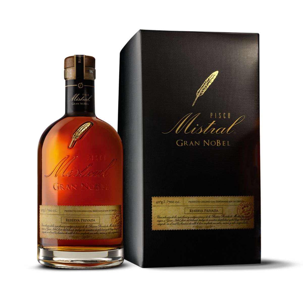MISTRAL - Pisco Mistral Gran Nobel 40° 700cc