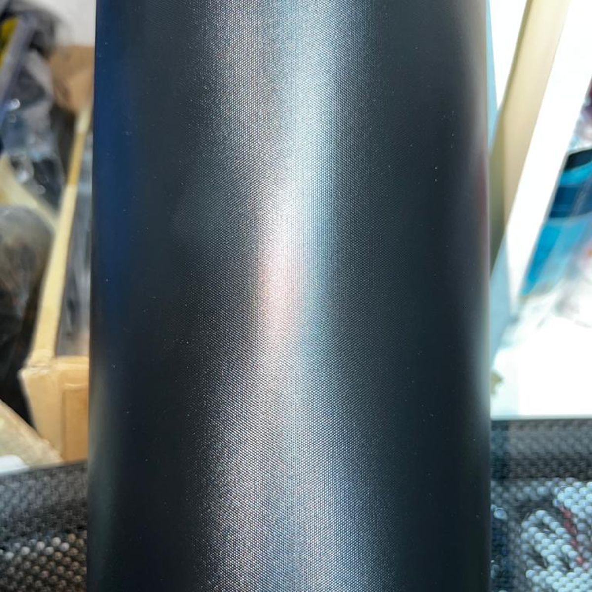 GENERICO - Papel vinilo autoadhesivo decorativo tunnig color negro mate