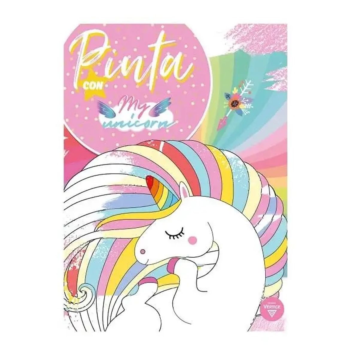 VERTICE - Libro para colorear simple Unicornios