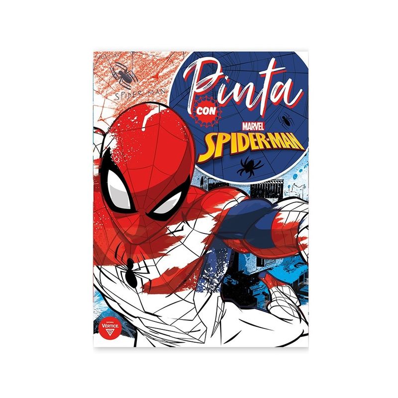 VERTICE - Libro para colorear simple Spider Man