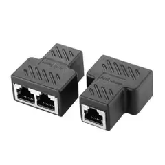 DM - ADAPTADOR RJ45 2 PC MISMO TIEMPO - 2 UNIDADES A/B