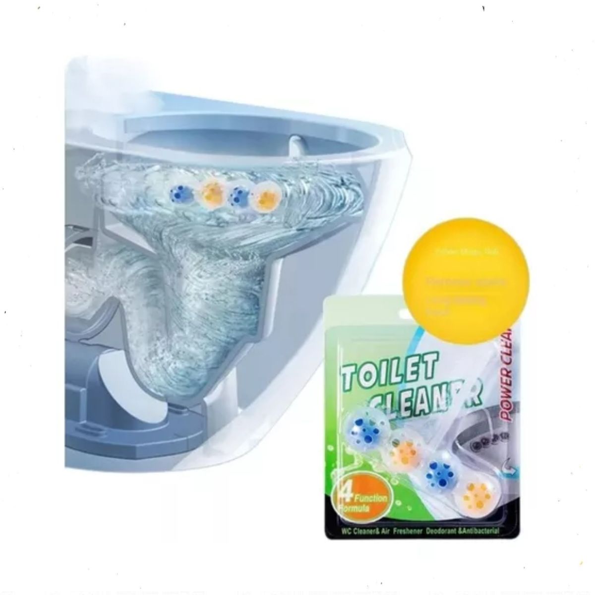 GENERICO - Bola Limpieza Inodoro Colgante Aroma Desodorizante Color