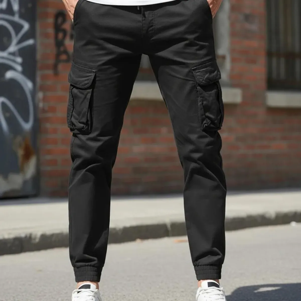 BLUE MOUNTAIN - Pantalón Joggers Cargo Adulto De Varón