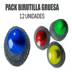 GENERICO - Pack 12 Virutilla Ollas Gruesa Con Mango Virutilla Gruesa