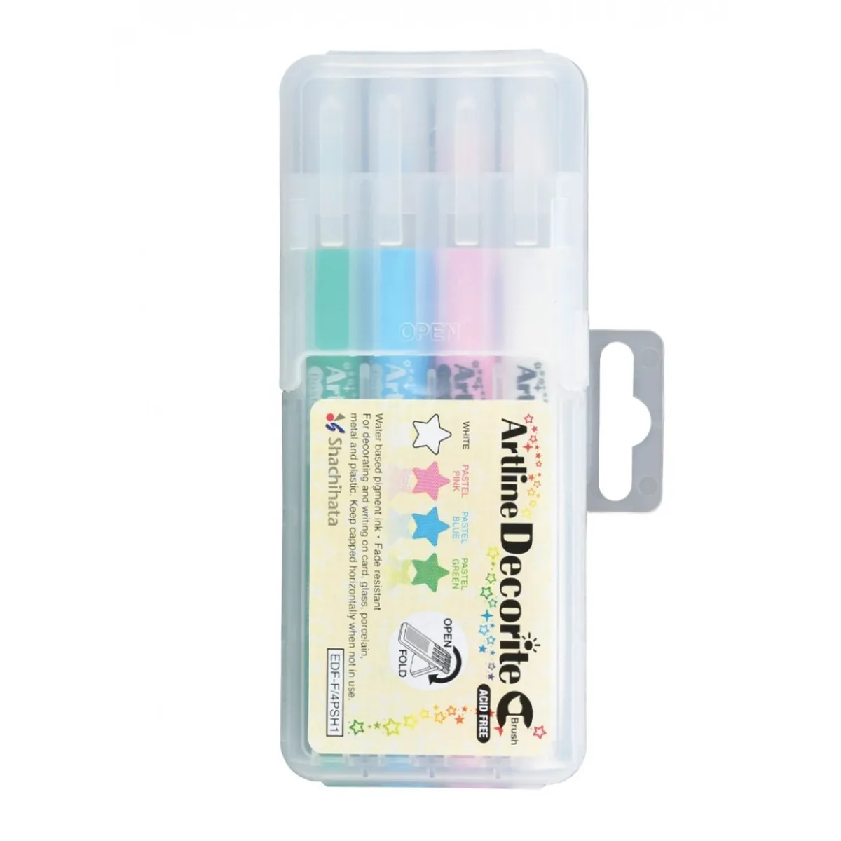 ARTLINE - Set 4 marcadores artline decorite brush