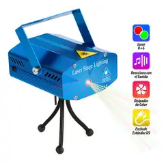 GENERICO - Proyector Laser Fiesta De Puntos Navidad Extra Potencia