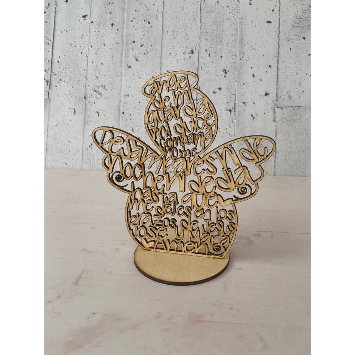 GENERICO - Angel de la guarda calado decorativo