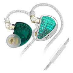 KZ - Audífonos AS16 PRO con graves dinámicos - Con MIC Cyan