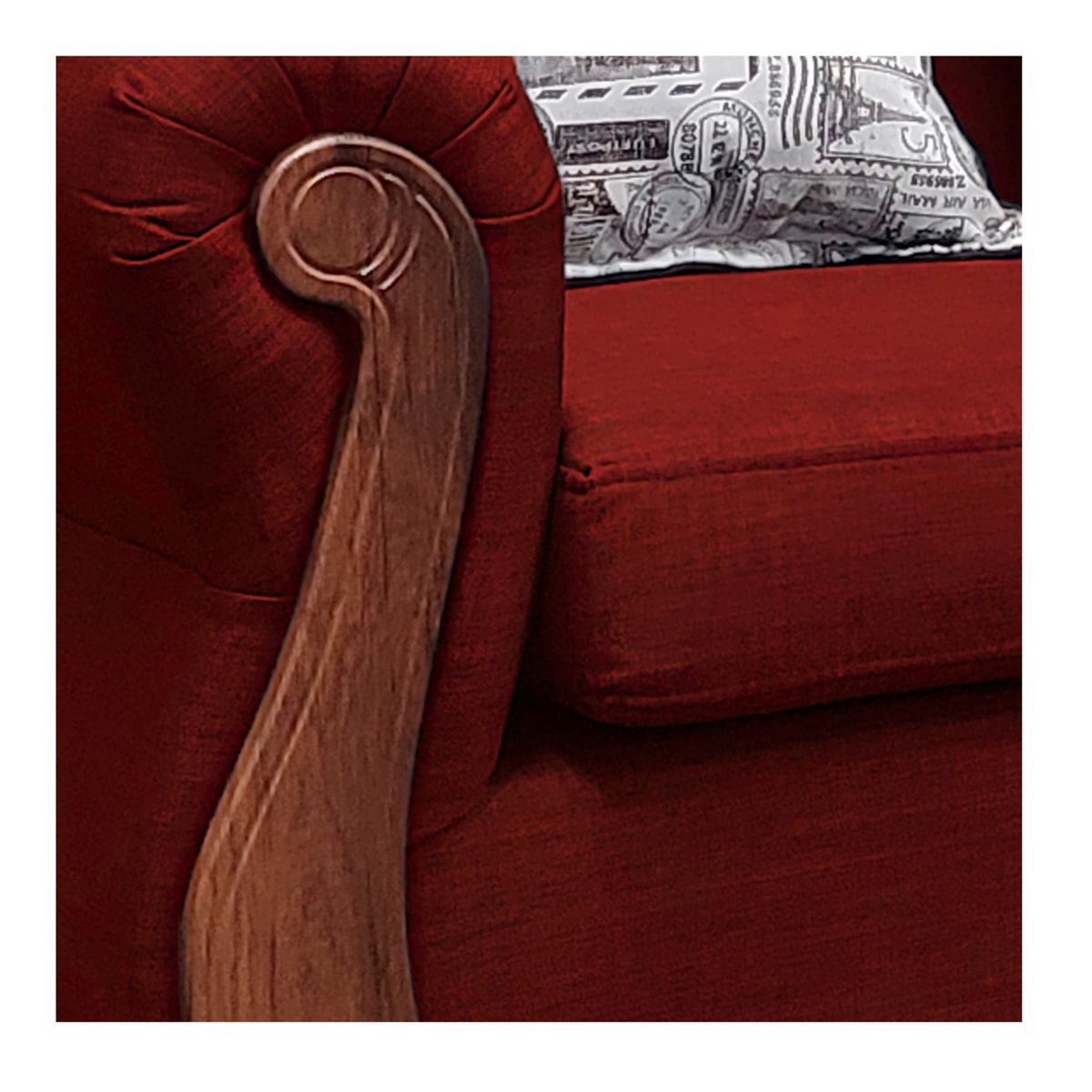 AMERICA DECORA - Living Con Resorte Estructural 9 Cuerpos 4+3+1+1 Gran Santi X