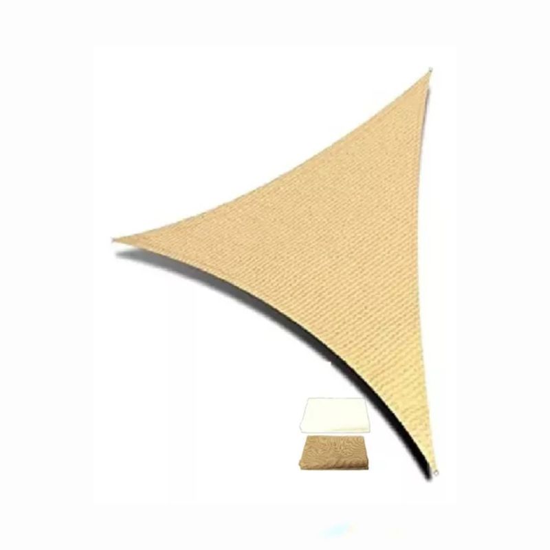 GENERICO - Lona Toldo Vela Sombra Triangular 3x3x3 Mts Anti Uv