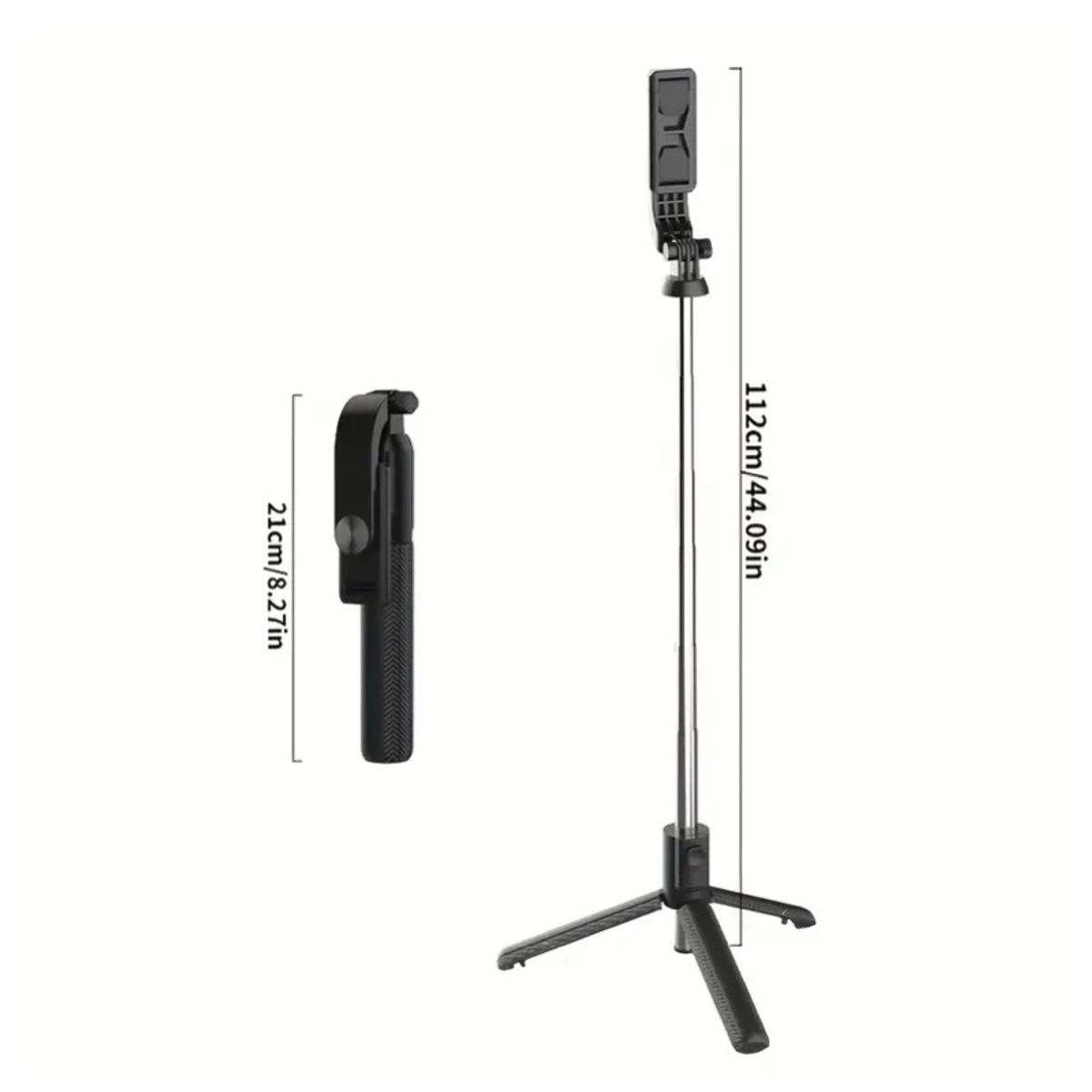 ACTUAL - Aro de Luz Baston Selfie y Trípode 3 en 1