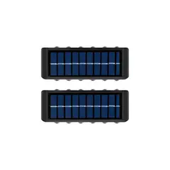 GENERICO - Luz Led Foco Aplique Pared 12 Leds Luz Cálida Exterior