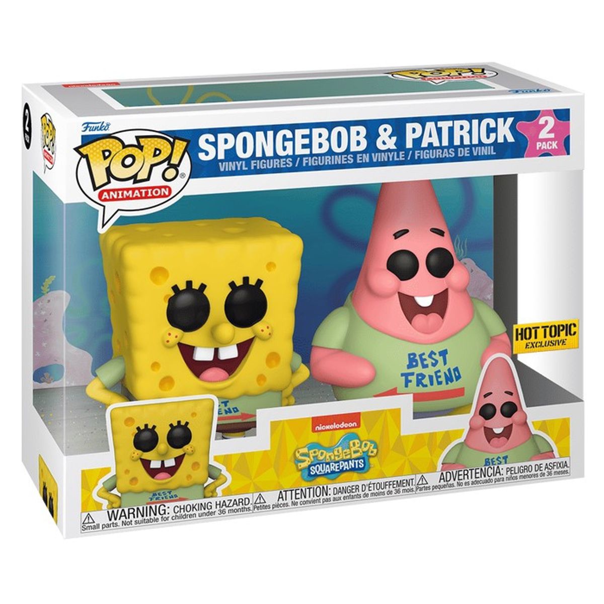 FUNKO - Funko Pop Bob Esponja y Patricio