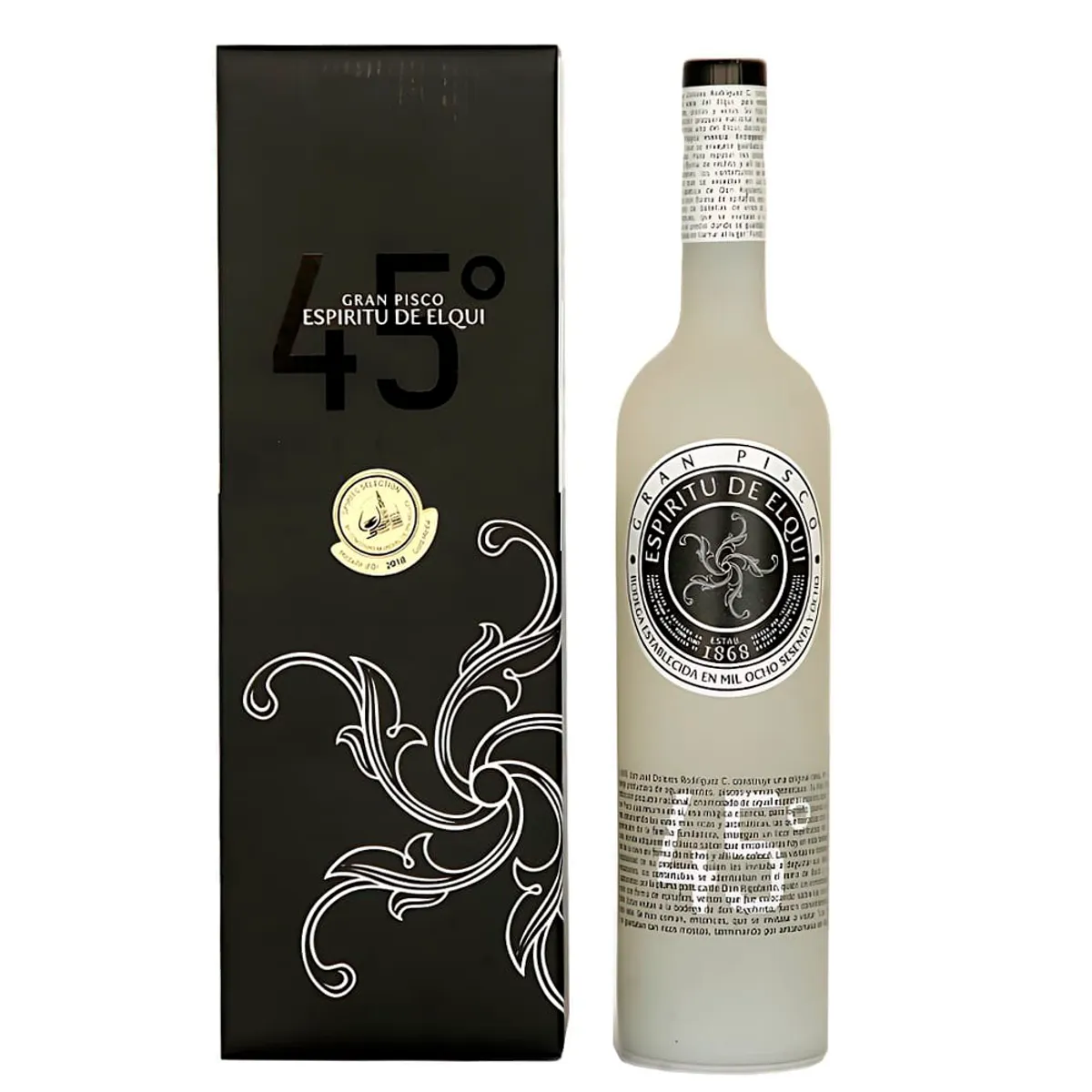 ESPIRITU DE ELQUI - Pisco Espiritu Del Elqui 45° 750Cc