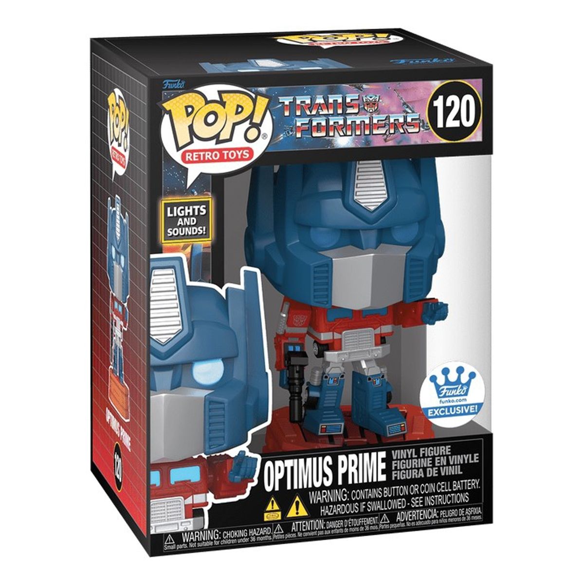 FUNKO - Funko Pop Transformers Optimus Prime Con Luz Y Sonido