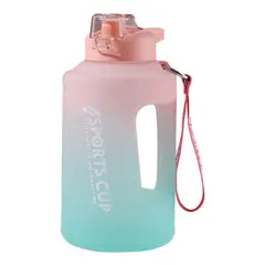 CRUSEC - Botella De Agua Gradiente 2300ml Deportiva Fitness Unisex Rosa