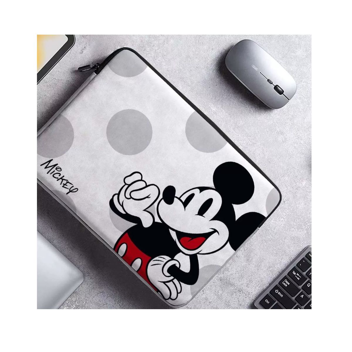 JOIGO - Funda Notebook 14 Pulgadas Universal Disney Mickey Blanco