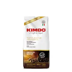 KIMBO - Café Top Flavour 100 Arábica 1kg Grano Entero