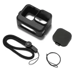 GENERICO - Protector de silicona + Tapa de lente + Strap para GoPro Hero 12 Black