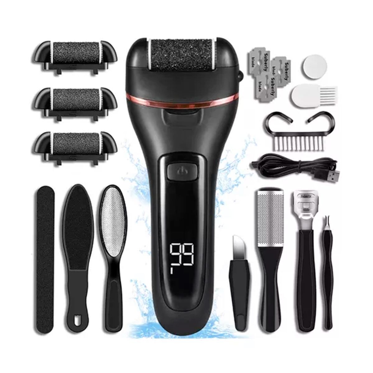 GENERICO - Kit De Pedicura 18 En 1 Removedor Quita Callos