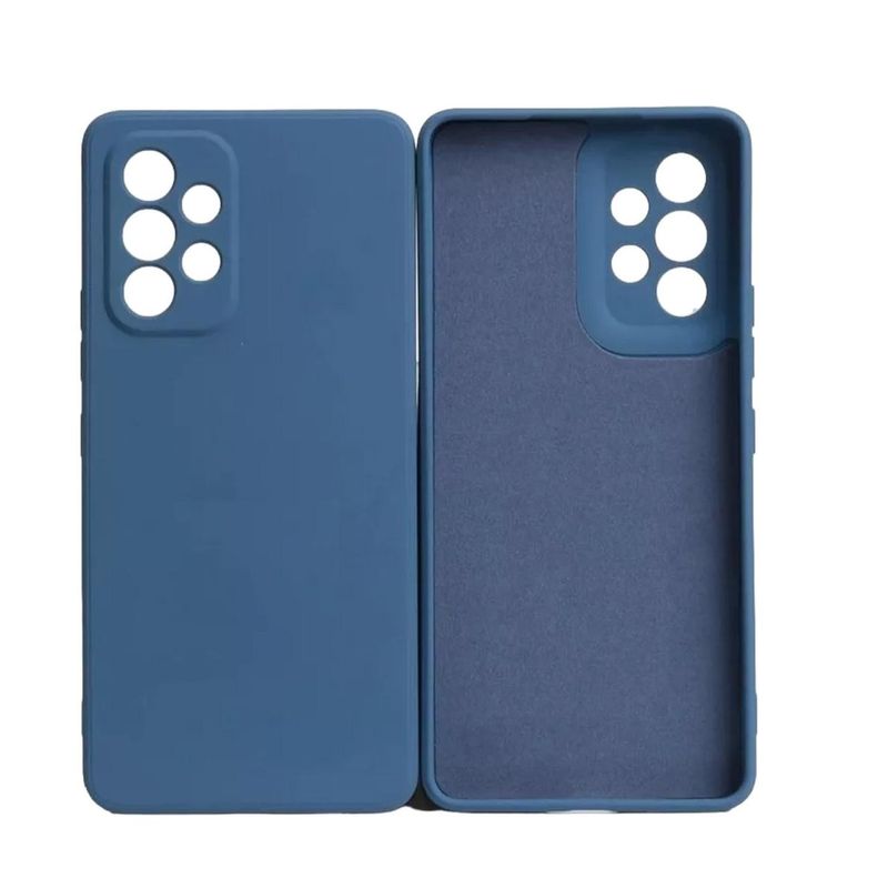 GENERICO - Carcasa Silicona Para Samsung A53 5g - Azul oscuro