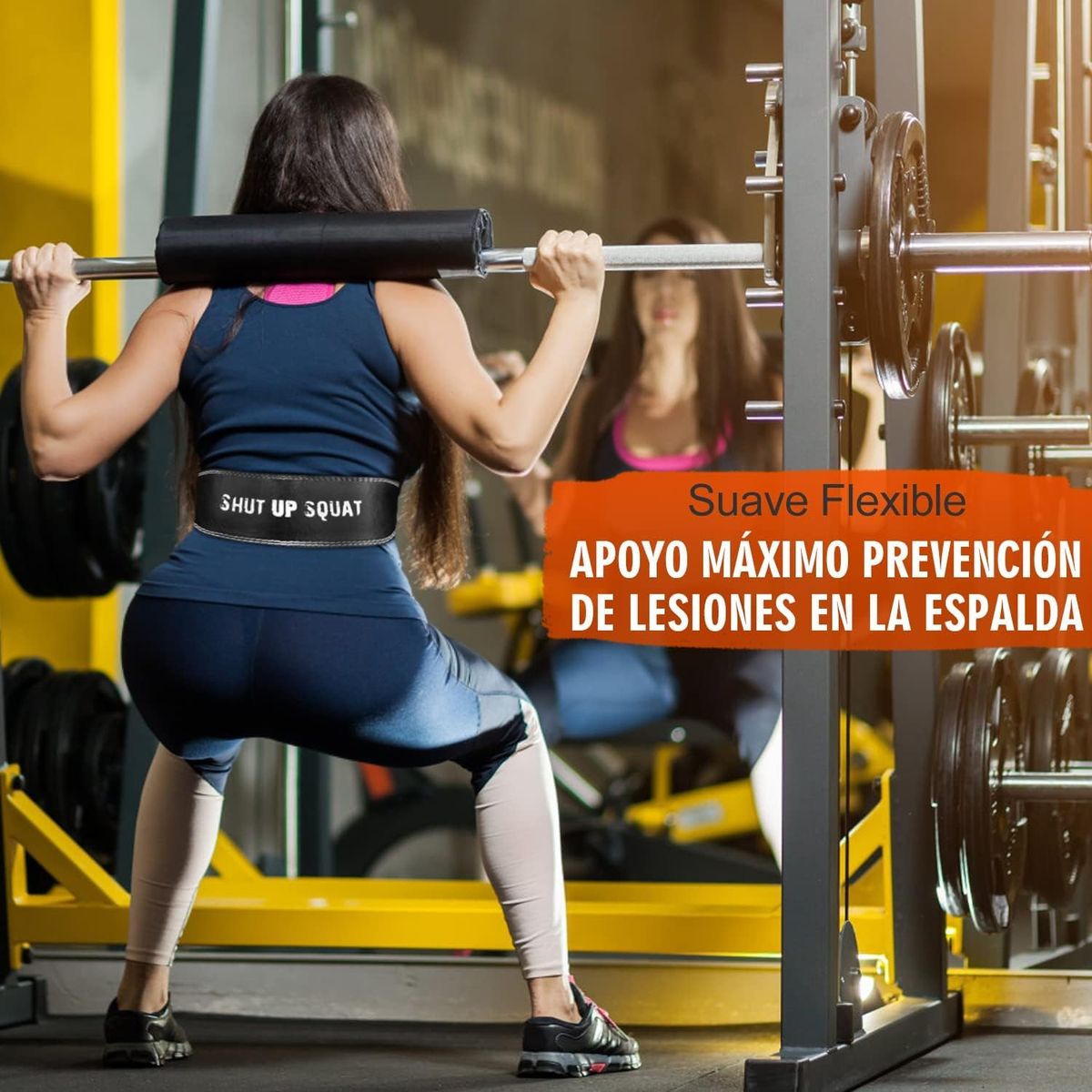 EVERSO - Cinturón De Pesas Cuero Entrenamiento Gym Crossfit Talla S