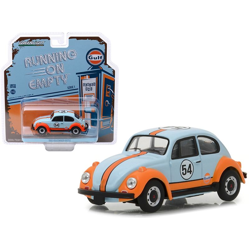 GREENLIGHT - Auto Coleccion Volkswagen Beetle Gulf Año 1966 1:43 (87010)