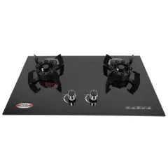 BOKO - Encimera a Gas Licuado 2 Platos Vidrio Templado Premium