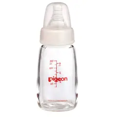 PIGEON - MAMADERA DE VIDRIO 120ML FLEXIBLE