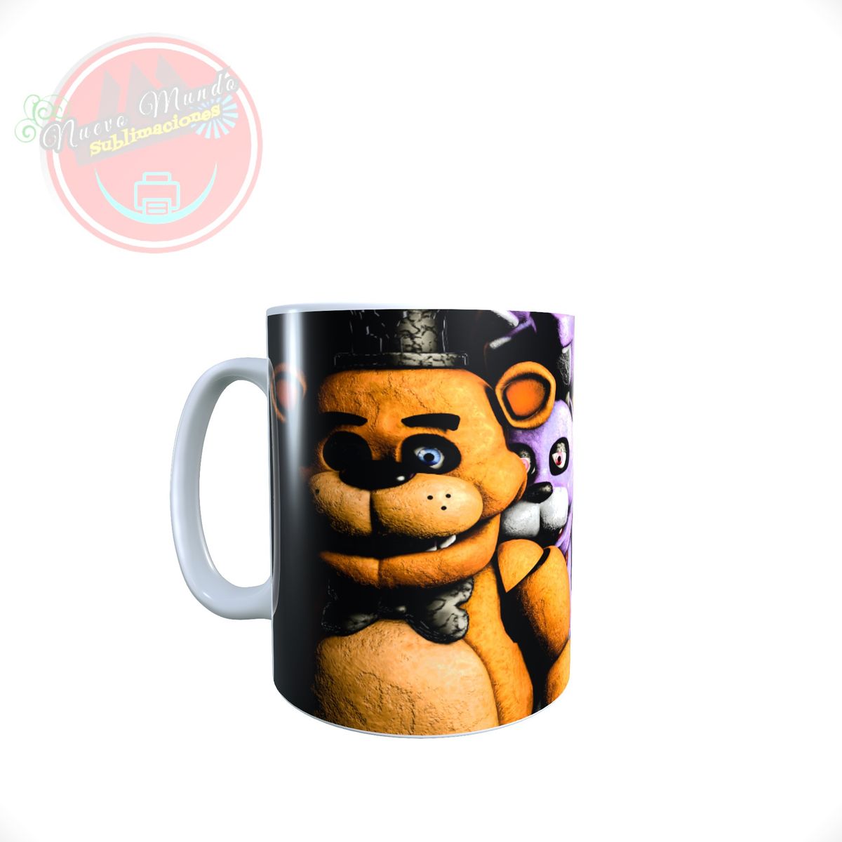 GENERICO - Taza Blanca De Five Nights At Freddys