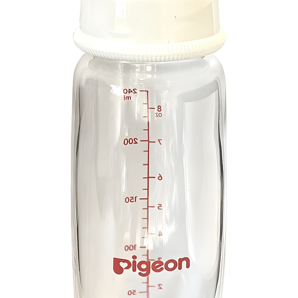 PIGEON - MAMADERA DE VIDRIO PIGEON 240ML FLEXIBLE 4m
