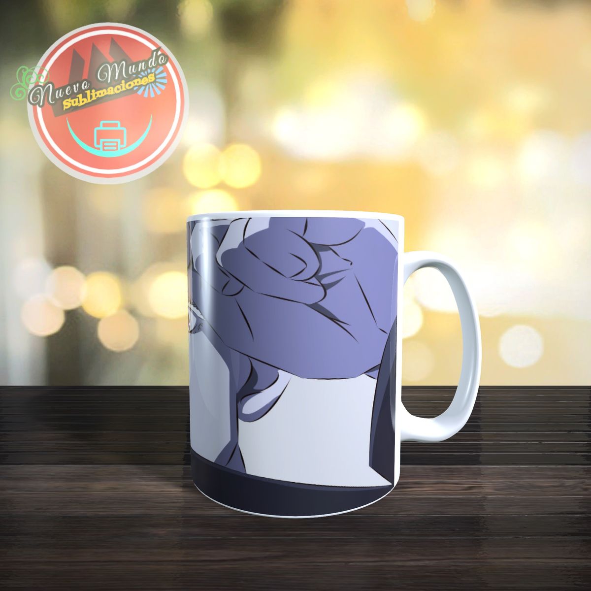 GENERICO - Taza Blanca De satoru gojo