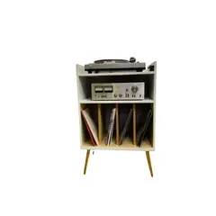 GENERICO - Mueble Rack para vinilos de 60 cm x 45 cm x 95 cm