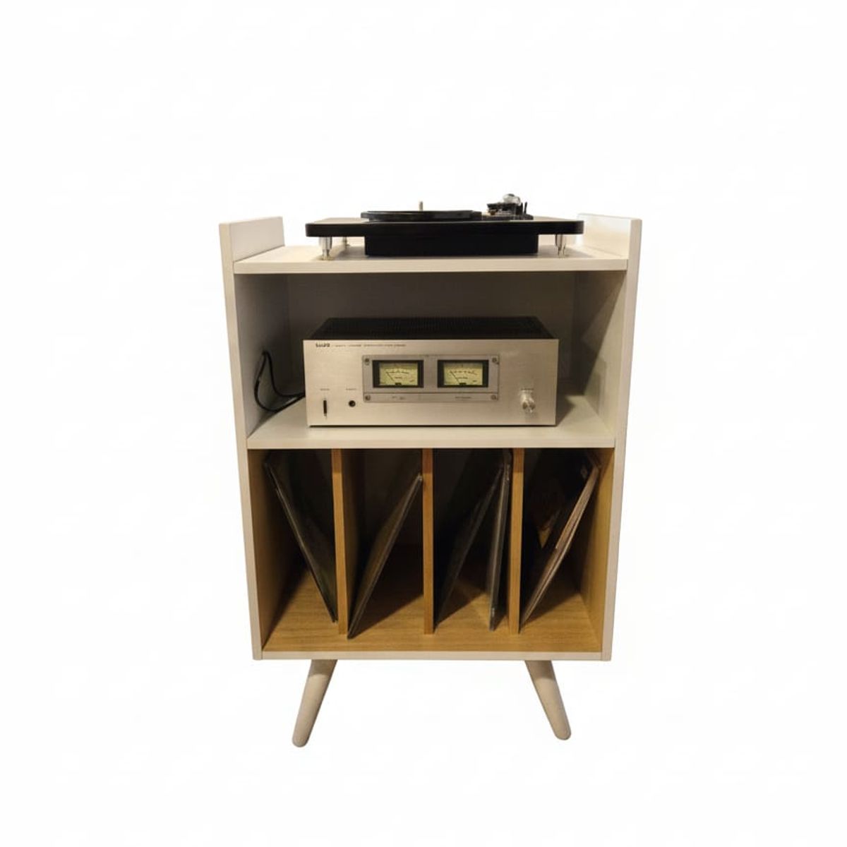 GENERICO - Mueble Rack para vinilos de 60 cm x 40cm x 91 cm
