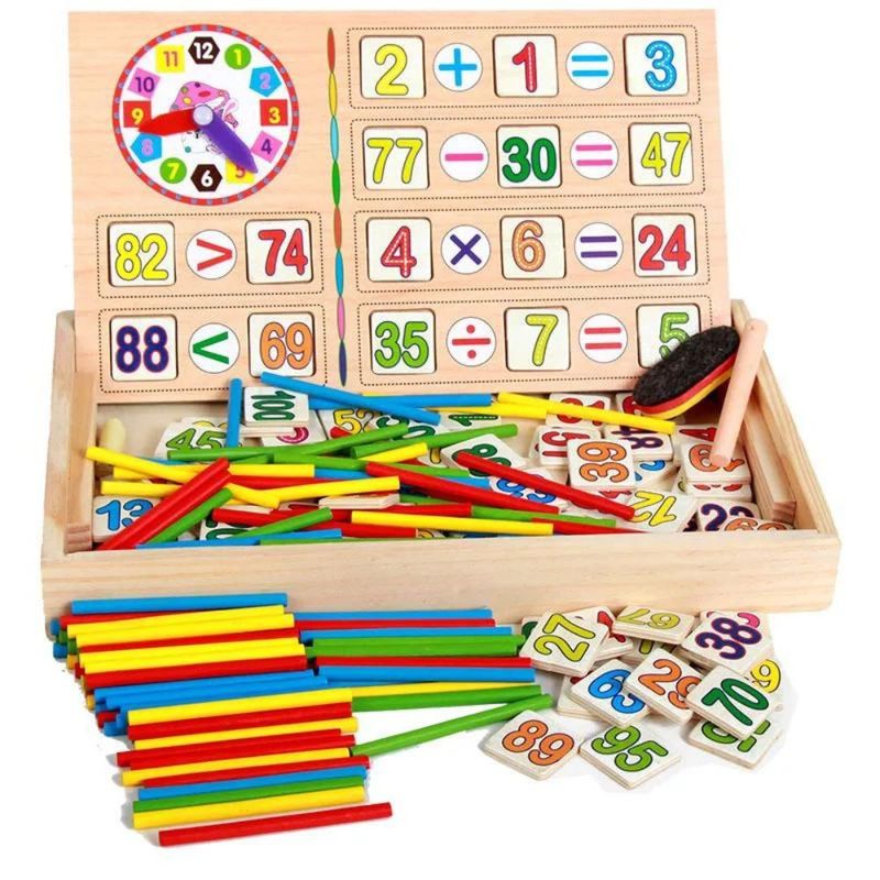 GENERICO - Juguete Montessori Matemáticas Pizarra