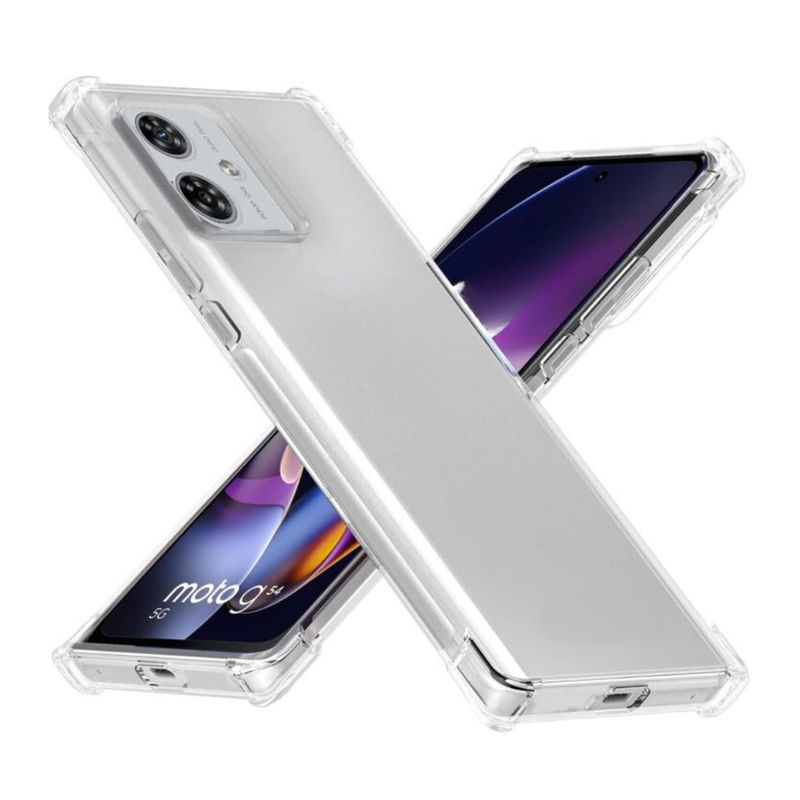 GENERICO - Carcasa Transparente Reforzado Para Motorola G54