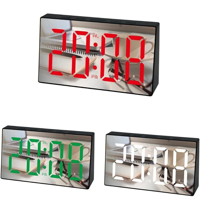 GENERICO - Reloj Despertador Digital Led De Escritorio Mesa