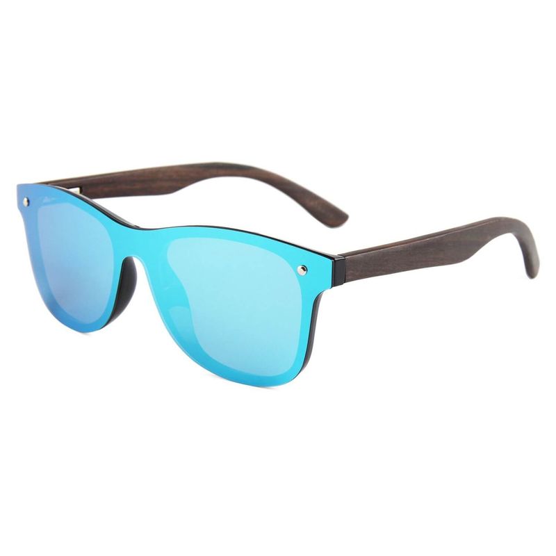 GENERICO - Lentes anteojos de sol gafas mujer hombre de madera natural