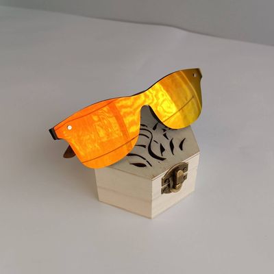 Imagen 2 del producto Lentes anteojos de sol gafas mujer hombre de madera natural
