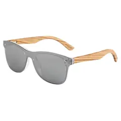 GENERICO - Lentes anteojos de sol gafas mujer hombre de madera natural