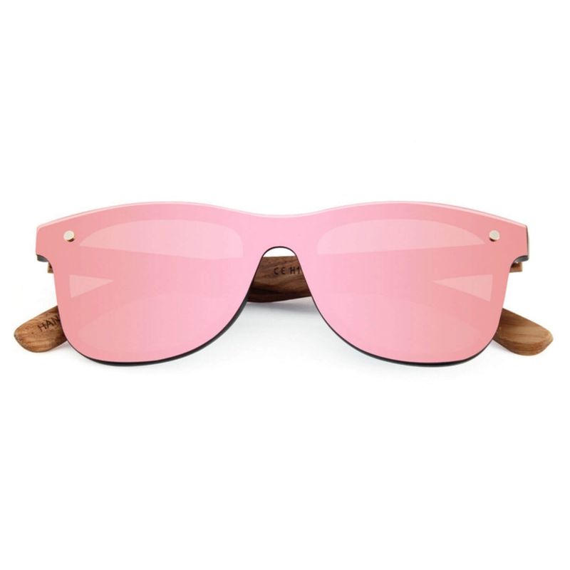 GENERICO - Lentes anteojos de sol gafas mujer hombre de madera natural