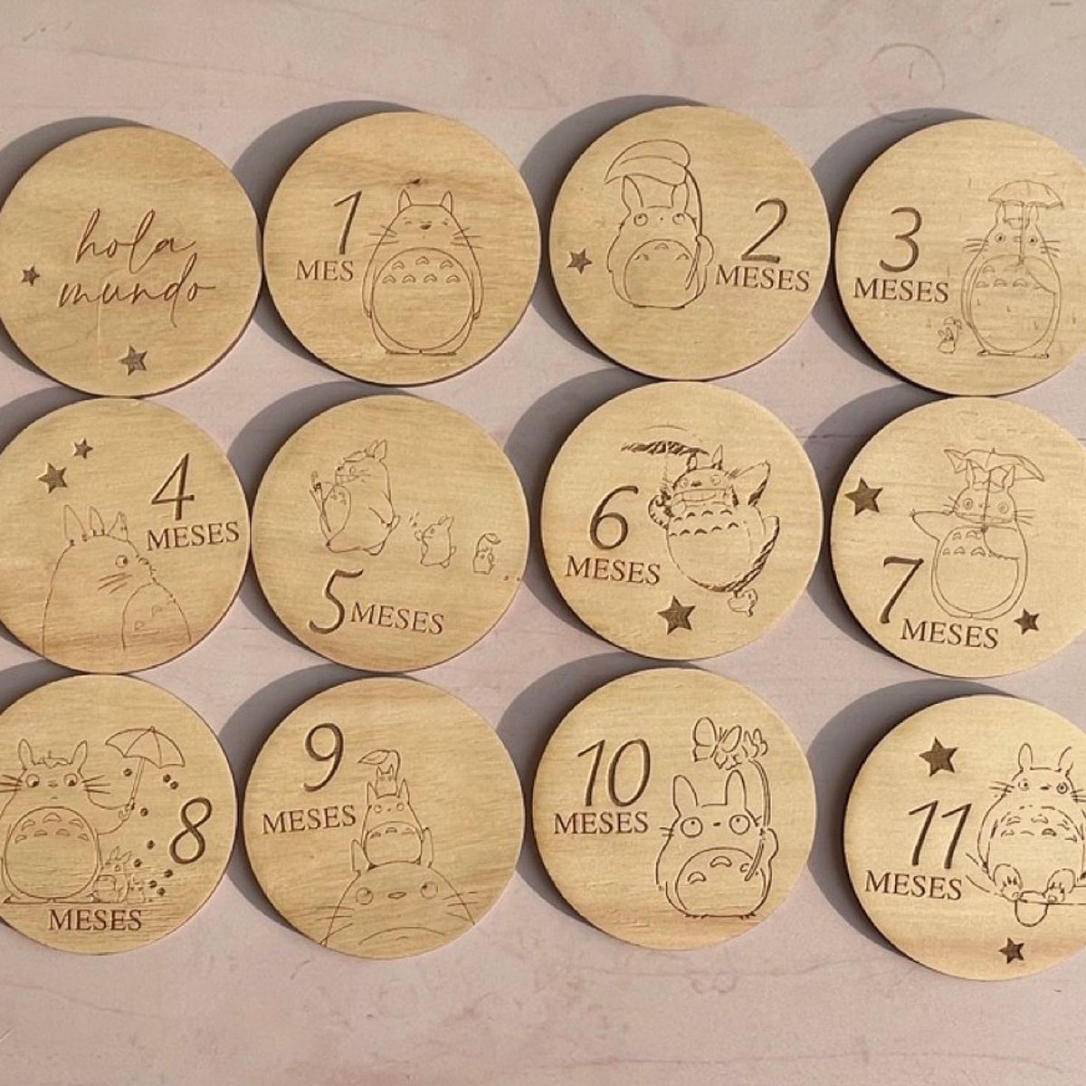 GENERICO - Tarjeta cumple mes totoro