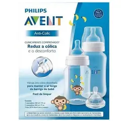 AVENT - Pack Mamadera Anti-colic 260ml 330ml Mono