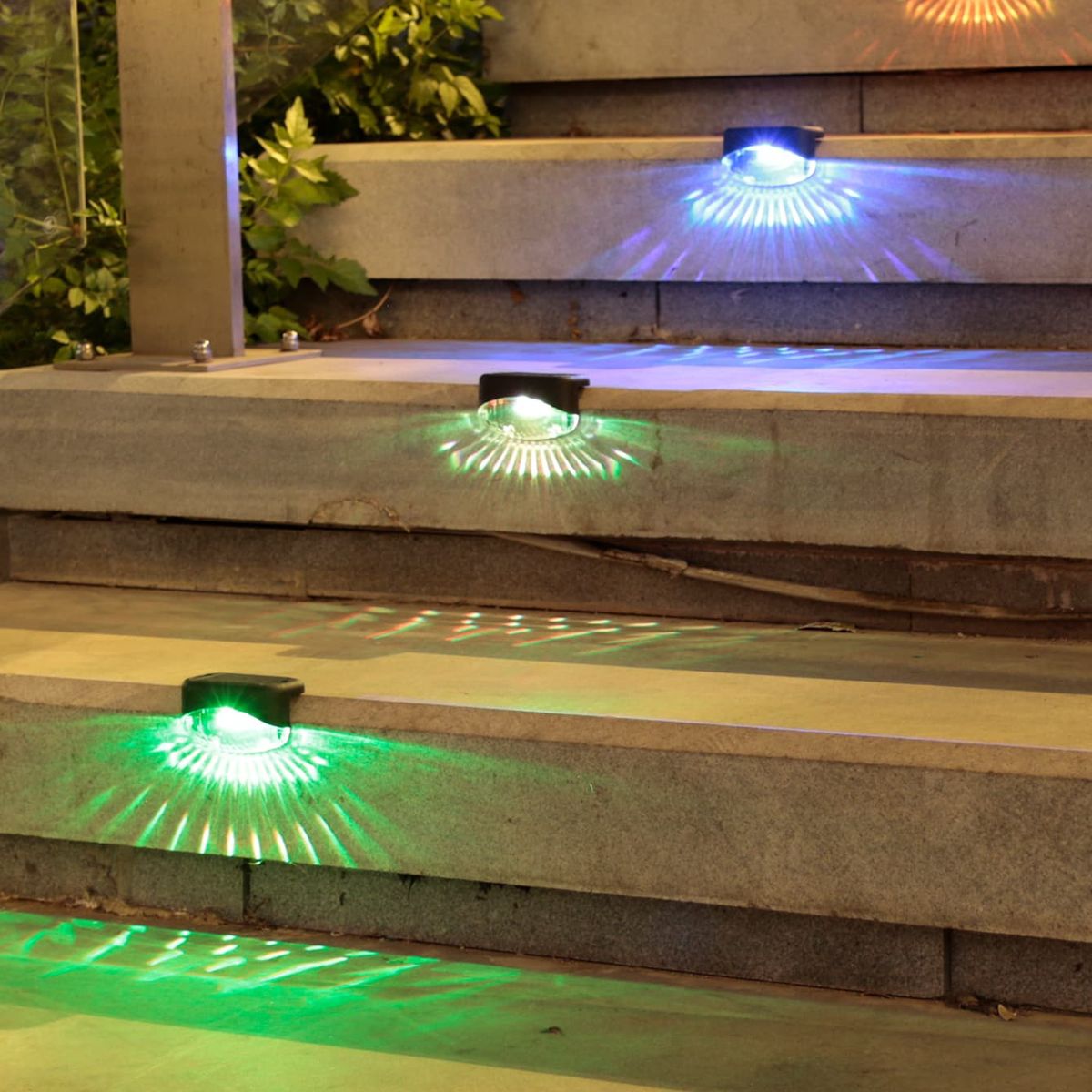 VATYERTY - lámpara de césped con energía solar impermeable para exteriores