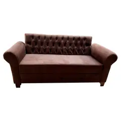 MUEBLES HVM - Sofa HVM Sofia Cafe felpa 3C