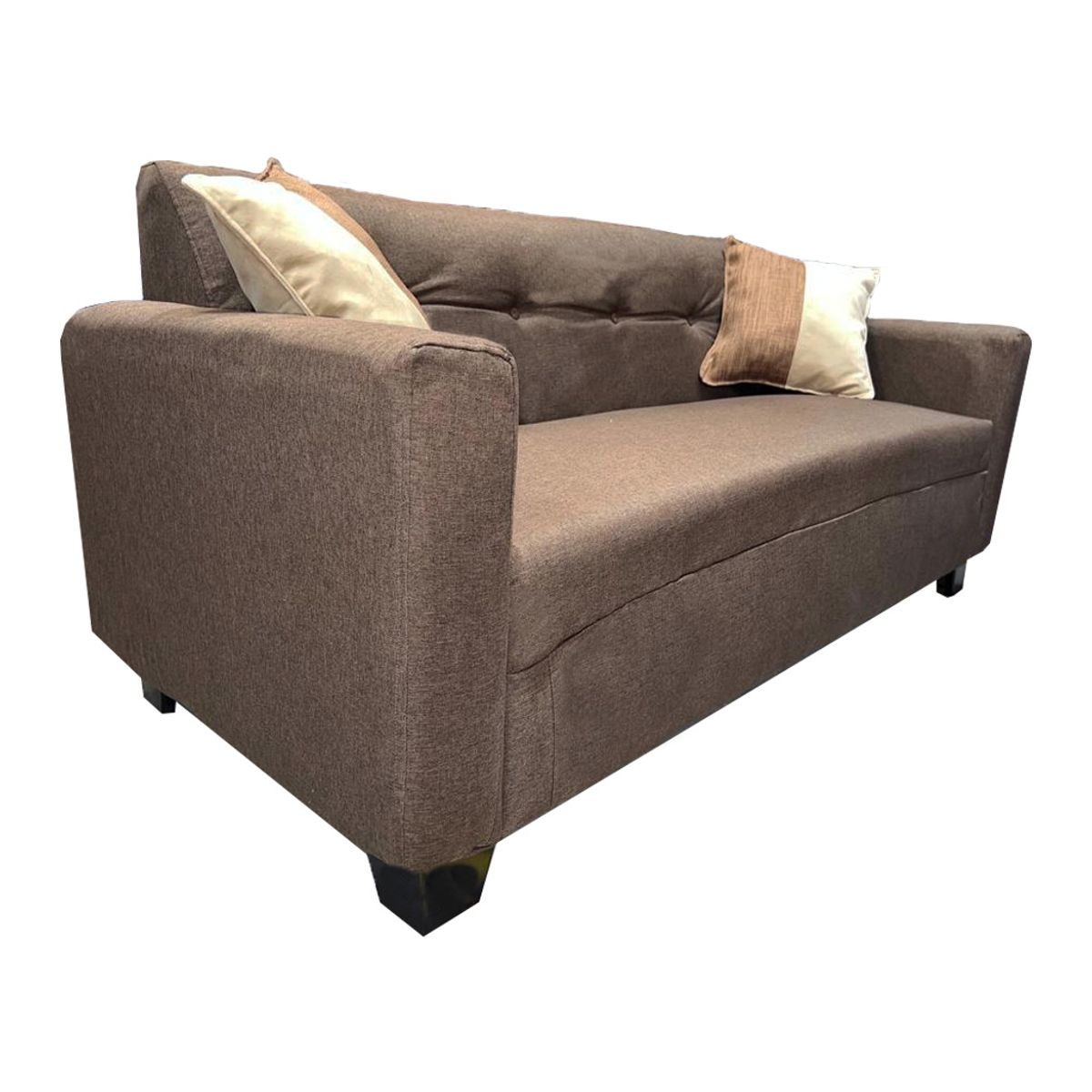 MUEBLES HVM - Sofa HVM alonso Cafe 3C Lino