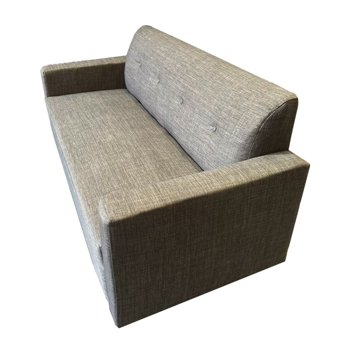 MUEBLES HVM - Sofa HVM Alonso Gris Perla Lino 3 cuerpos